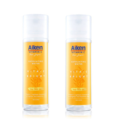 AIKEN Vita-C Brightening Exfoliating Water 2 Pieces