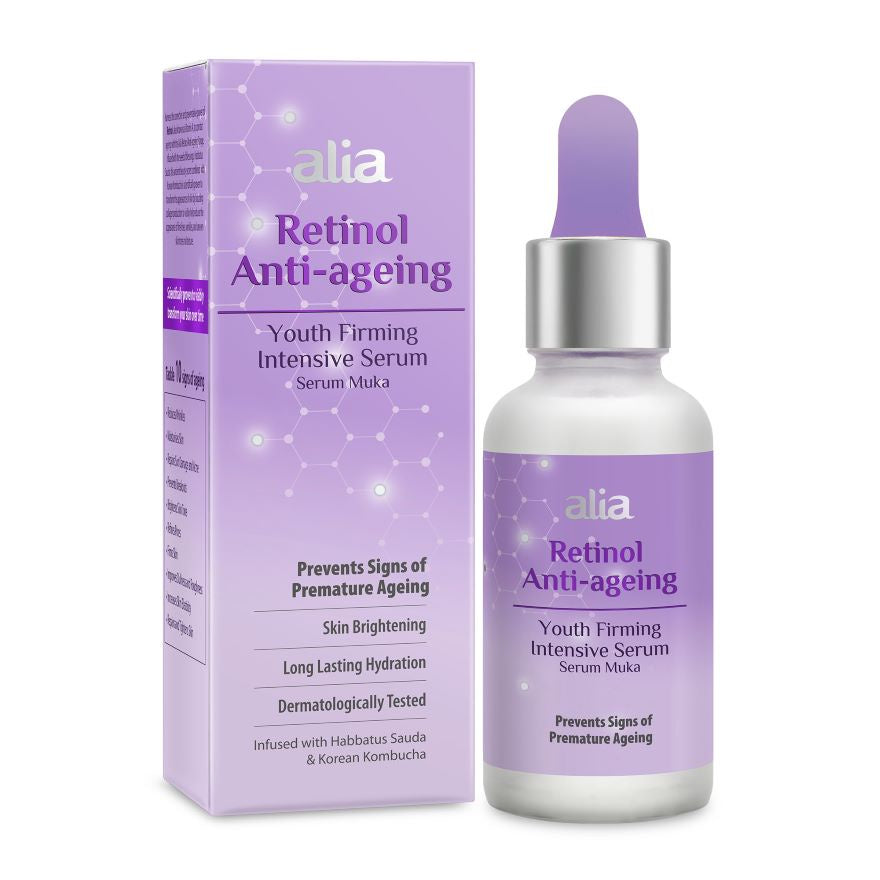 ALIA Retinol Anti-Ageing Youth Firming Int Serum 30ml