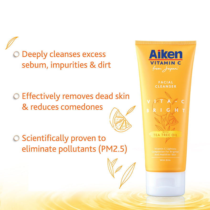 Aiken Vita-C Bright Whitening Cleanser