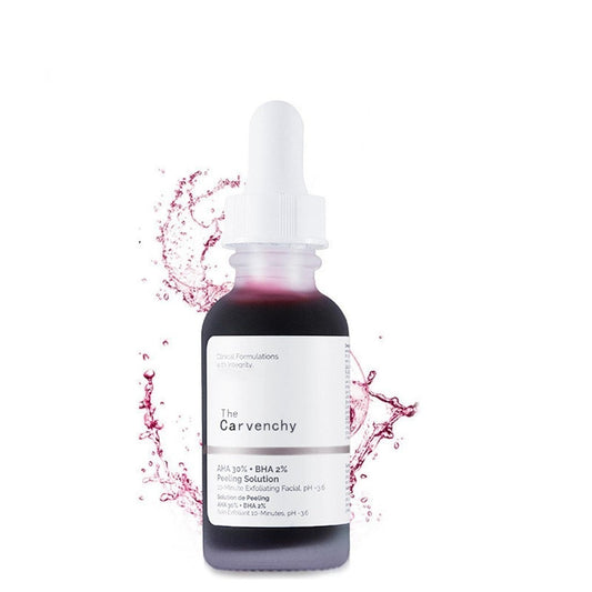 Carvenchy AHA30% with BHA 2% Glycolic Acid Peeling Serum 30ml flawlesseternalbeauty