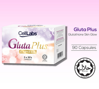 CellLabs Gluta Plus Whitening Brighter Glowing Skin