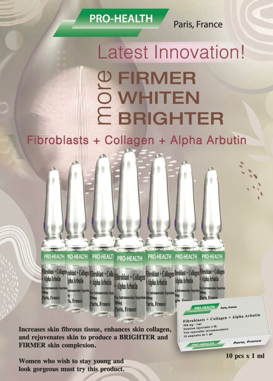 Fibroblasts + Collagen + Alpha Arbutin