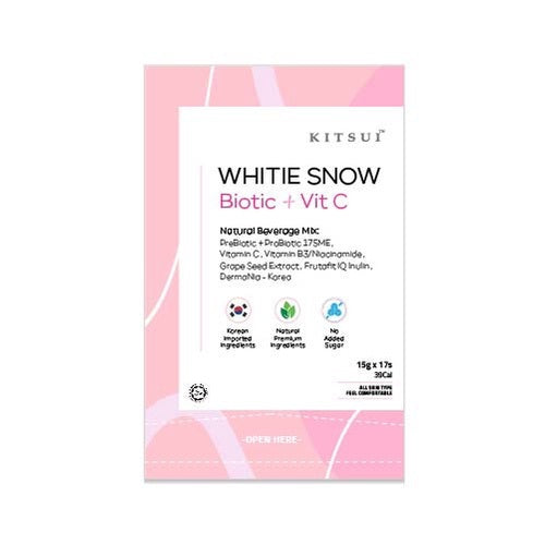 KITSUI Whitie Snow ProBiotic + PreBiotic + Vitamin C 17S - flawlesseternalbeauty