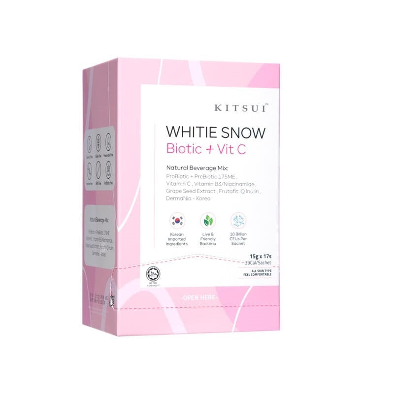 KITSUI Whitie Snow ProBiotic + PreBiotic + Vitamin C 17S - flawlesseternalbeauty