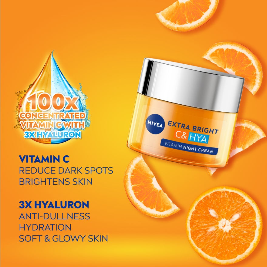 NIVEA Extra Bright C & HYA Vitamin Night Sleeping Gel