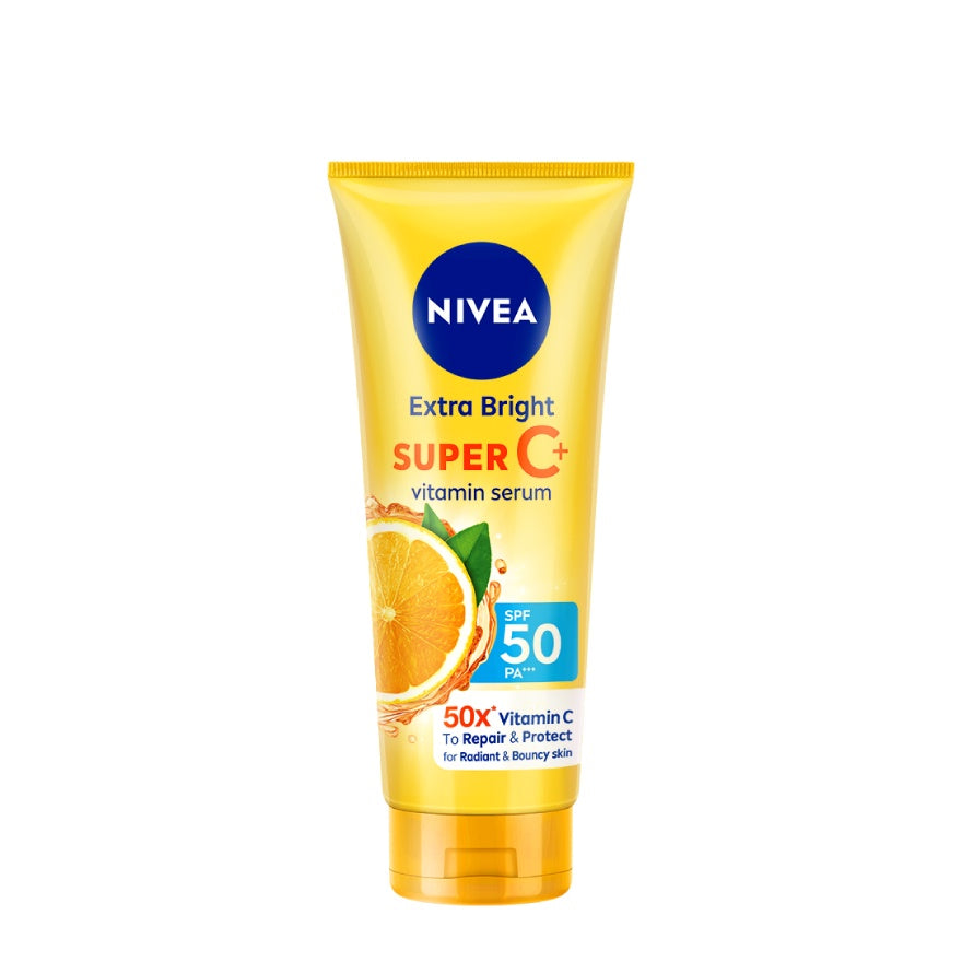 NIVEA Extra Bright Super C+ SPF50 Vitamin Body Serum