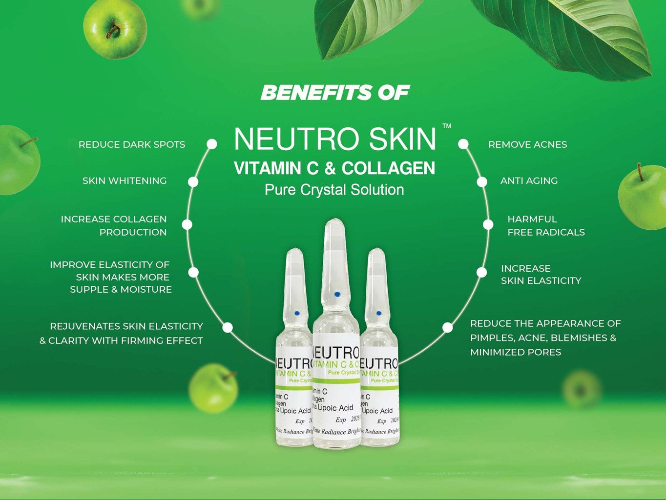 Neutro Skin Vit. C and Collagen Pure Crystal Solution - flawlesseternalbeauty