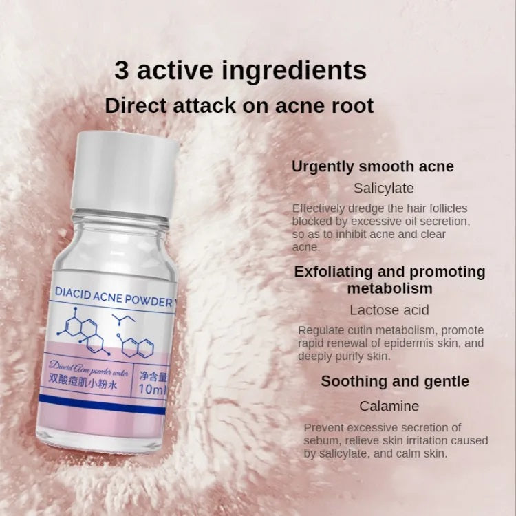 Pink Diacid Acne Powder Water 10ml flawlesseternalbeauty