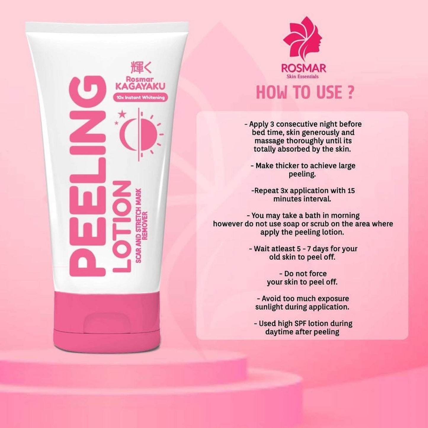 Rosmar Kagayaku Peeling Lotion 100ml