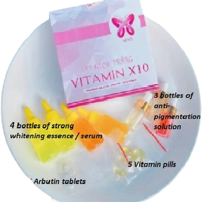 MYO VITAMIN X10 Whitening Cream or Lotion Additive Set