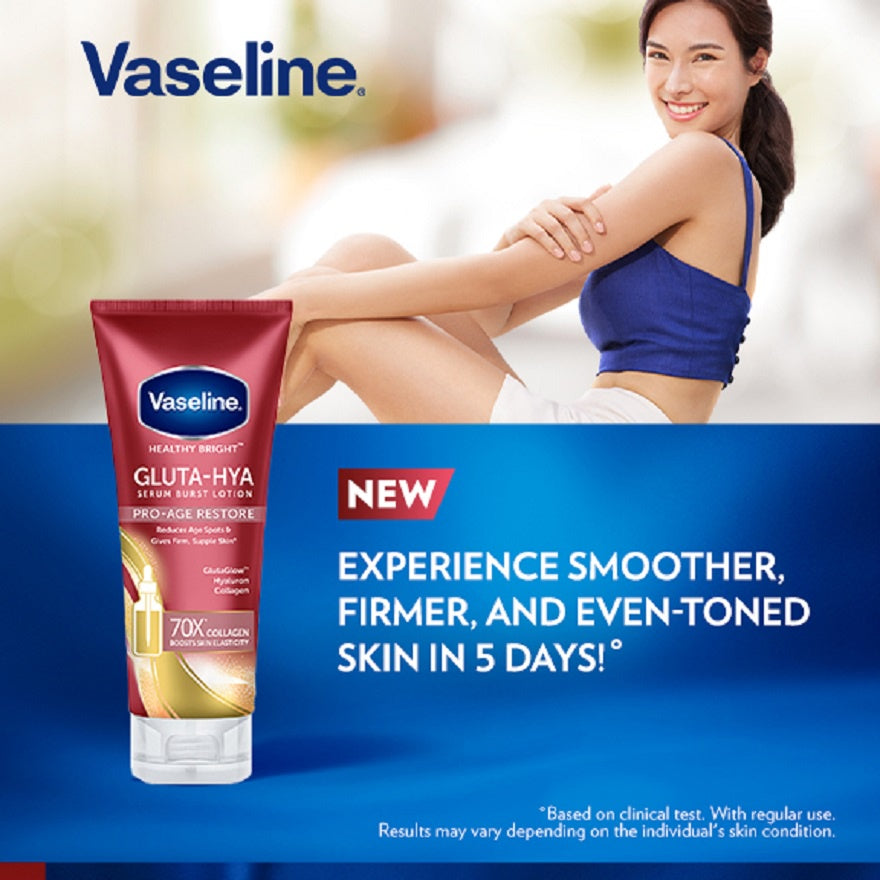 Vaseline Gluta-Hya Serum Lotion Pro-Age Restore