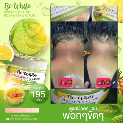 Be White Pineapple and Lime Body Mask Scrub