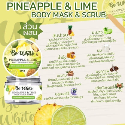 Be White Pineapple and Lime Body Mask Scrub