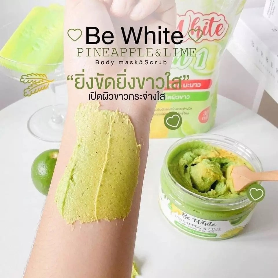 Be White Pineapple and Lime Body Mask Scrub