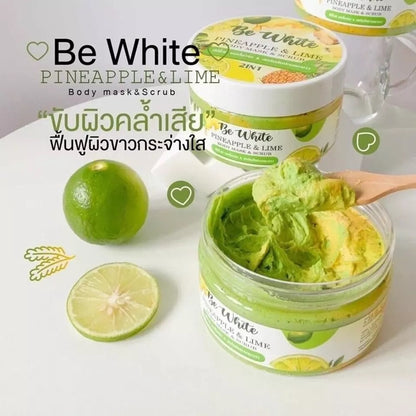 Be White Pineapple and Lime Body Mask Scrub