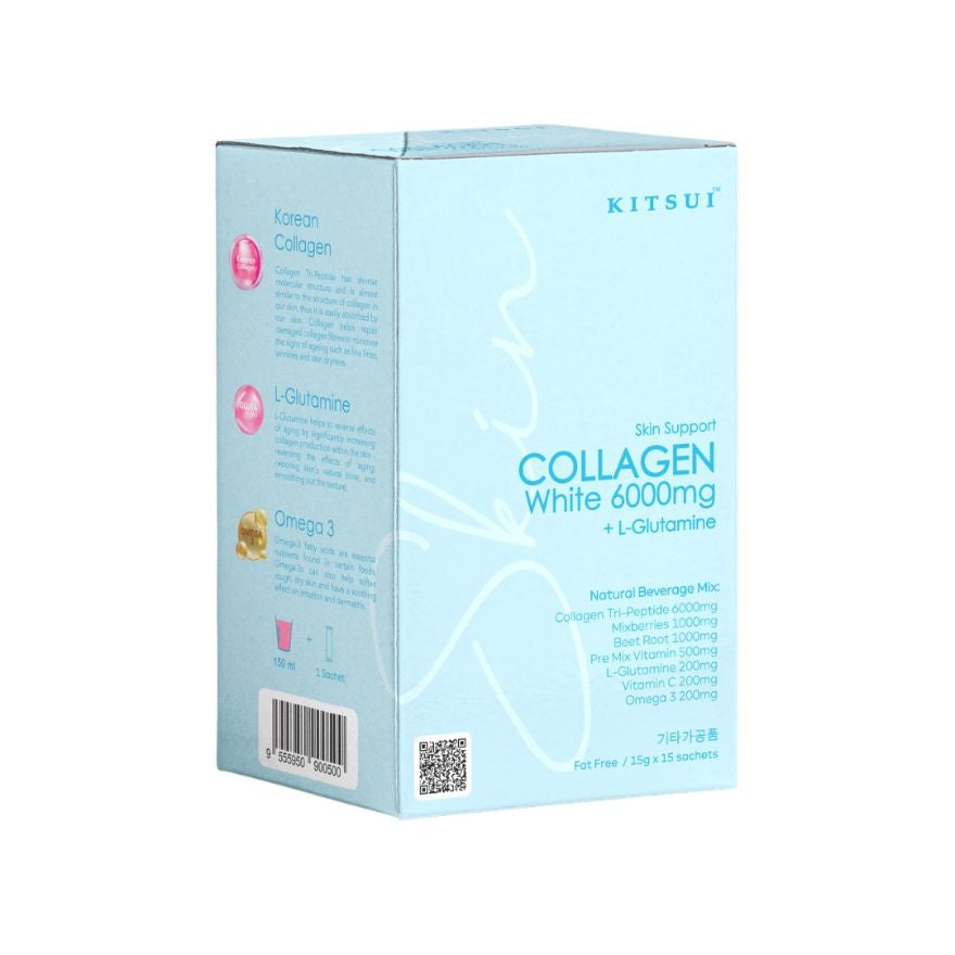 Kitsui Collagen White 6000mg + L-Glutamine