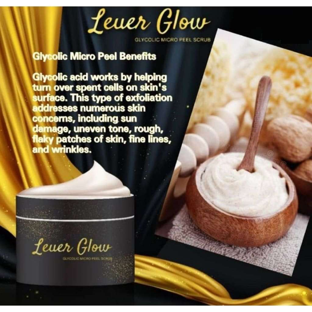 Leuer Glow Glycolic Acid Whitening and Bleaching Scrub