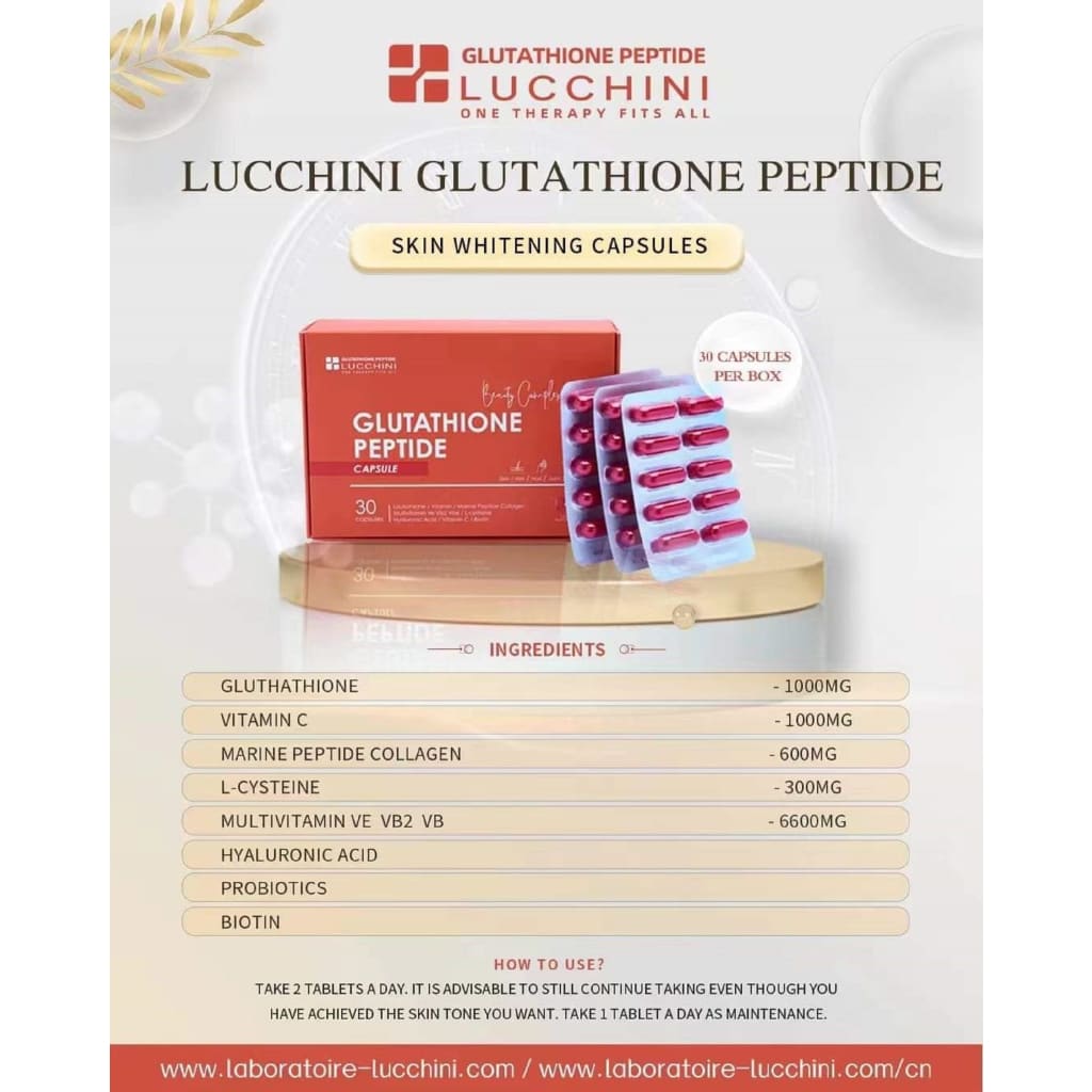 Lucchini Glutathione Peptide Capsules