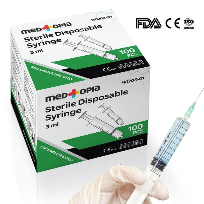 Meditopia Disposable Syringes (Without Needles)