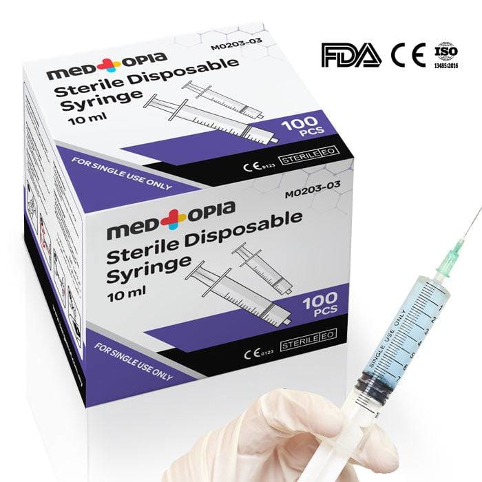 Meditopia Disposable Syringes (Without Needles)