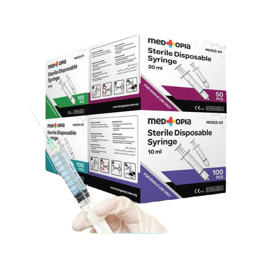 Meditopia Disposable Syringes (Without Needles)