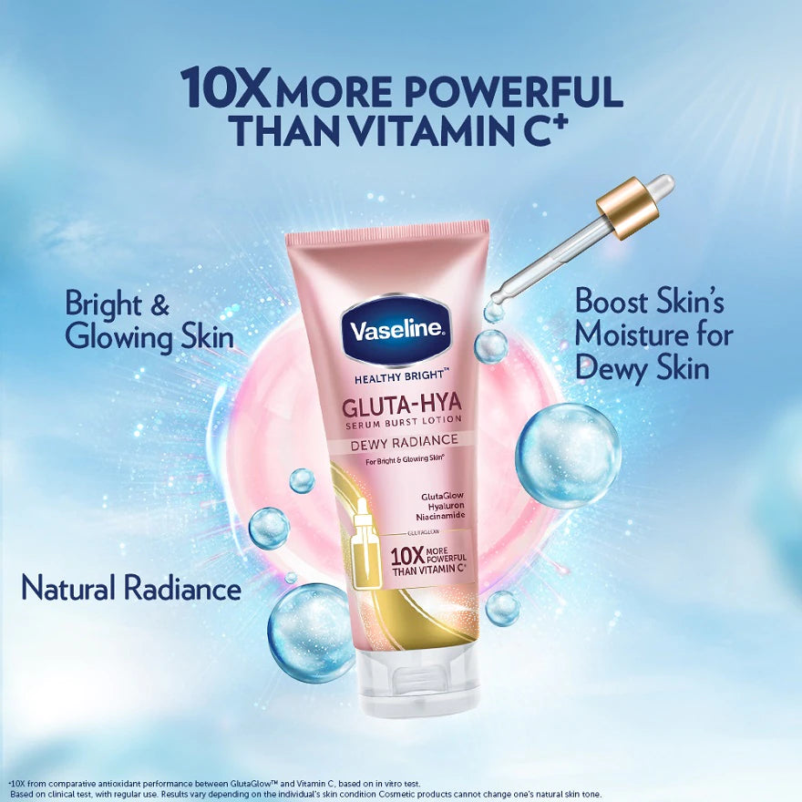 Vaseline Gluta-Hya Serum Burst Lotion Dewy Radiance